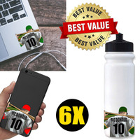 Personalized Baseball Water Bottle Stickers-6 Pack
