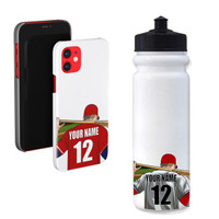 Personalized Baseball Water Bottle Stickers-6 Pack