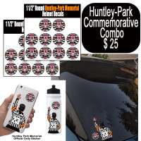 Huntley-Park Commemorative Combo-20 Helmet Stickers or1 Official Sticker or 1 Window Graphic
