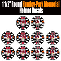 Huntley-Park Commemorative Combo-20 Helmet Stickers or1 Official Sticker or 1 Window Graphic
