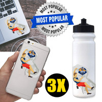 Personalized Rock Climbing Sticker -3 Pack