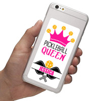 Personalized Pickleball Sticker for your Water Bottle or Cell Phone or Laptop or Thermal Mug and More
