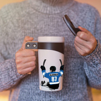 Personalized Sledge Hockey Cell Phone Decal