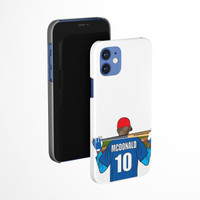 Personalized Youth Baseball Cell Phone Sticker