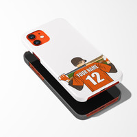 Personalized Youth Baseball Cell Phone Sticker