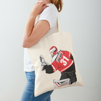 Stinky Lockers Personalized Hockey Cotton Tote Bag