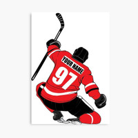 Stinky Lockers Personalized Hockey Canvas Print-Large