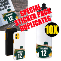 10 Pack Baseball Stickers- Duplicate RB