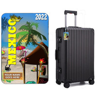 Stinky Lockers Personalized Mexico Luggage Tag with Loop