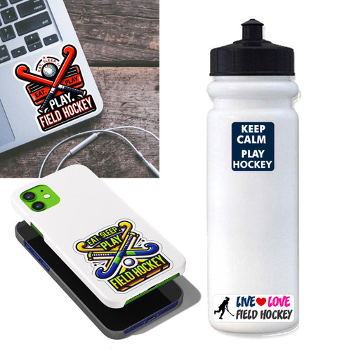 Stinky Lockers Field Hockey Sticker- Assorted 10 Pack 