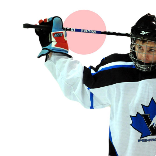 Stinky Lockers Personalized Hockey Stick Stickers-6 Pack (Duplicates of the same)