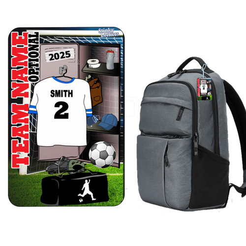 Stinky Lockers Personalized Soccer Bag Tags 