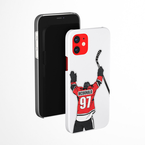 Stinky Lockers Personalized Hockey Cell Phone Sticker