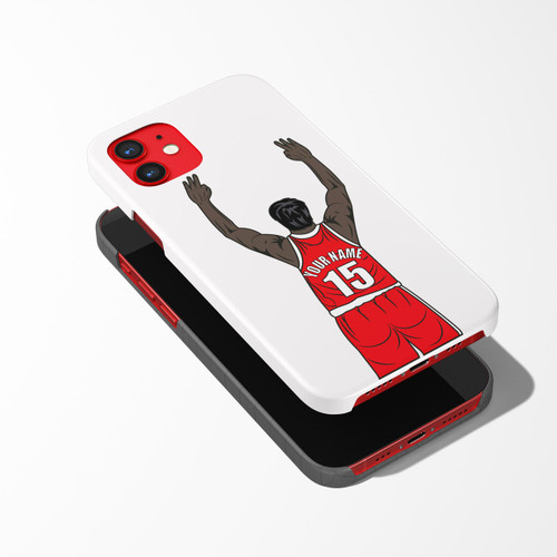 Stinky Lockers Personalized Basketball Cell Phone Sticker