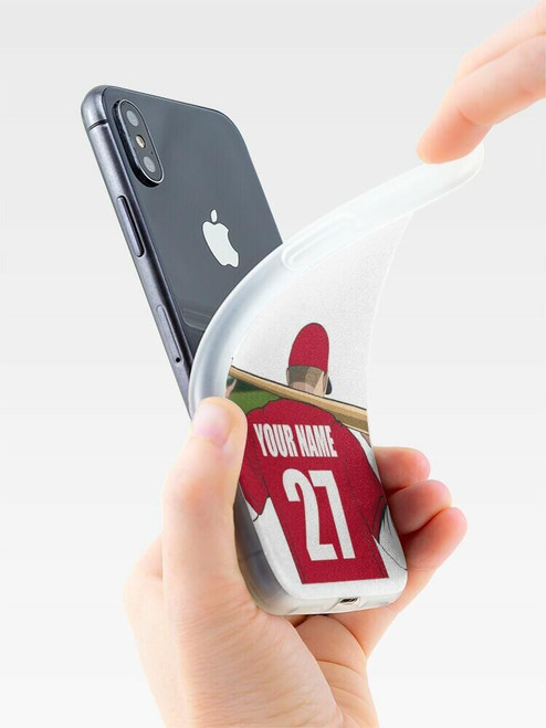 Stinky Lockers Personalized Baseball iPhone Soft Case