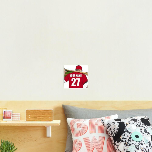 Stinky Lockers Personalized Baseball Photographic Print