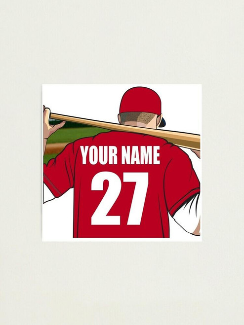 Stinky Lockers Personalized Baseball Photographic Print