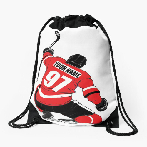 Stinky Lockers Personalized Hockey Draw String Bag