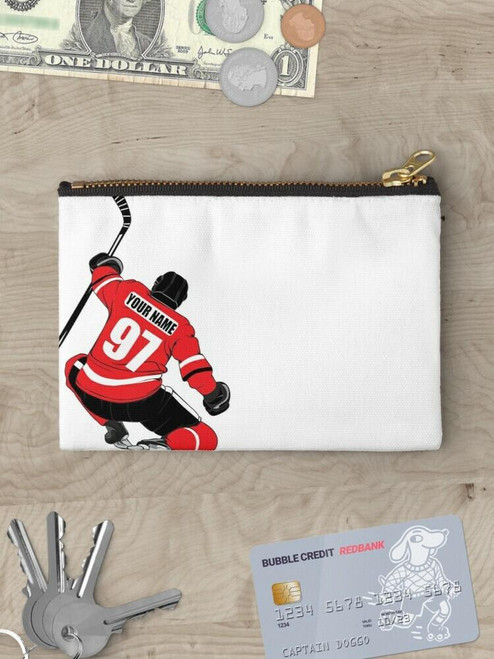 Stinky Lockers Personalized Hockey Zipper Pouch