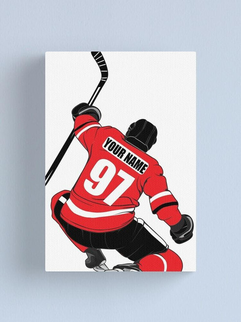 Stinky Lockers Personalized Hockey Canvas Print-Large