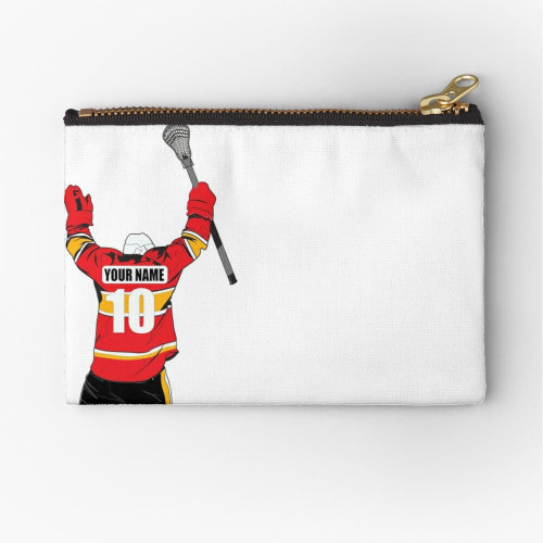 Stinky Lockers Personalized Lacrosse Zipper Pouch