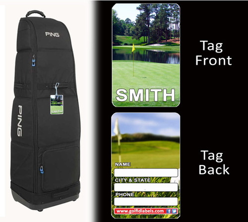 Stinky Lockers Promo Golf Luggage Tag with Loop
