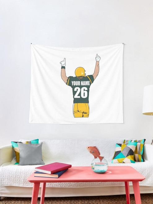 Stinky Lockers Personalized Football Tapestry