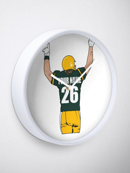 Stinky Lockers Personalized Football Clock