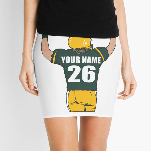 Stinky Lockers Personalized Football Mini Skirt