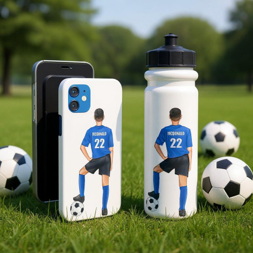 Stinky Lockers Personalized Male Soccer Sticker 