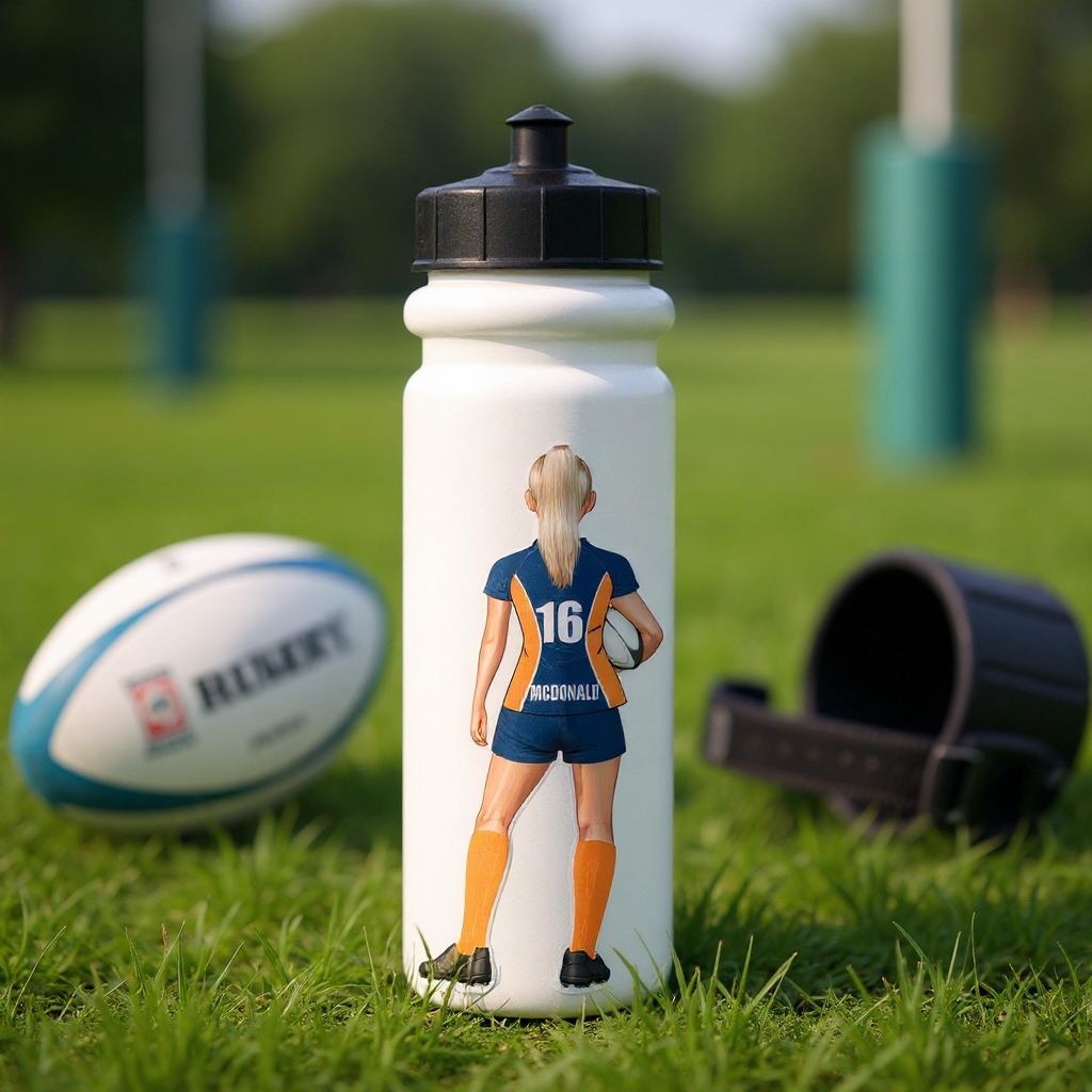 Shell Rugby Stickers Personalized Female Rugby Stickers: A Fun, Practical Way to Show Team ...