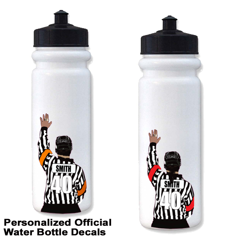 Hockey Player Boy Personalized Water Bottle