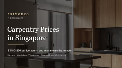 Your Complete Guide to Carpentry Prices in Singapore (2026 Edition)