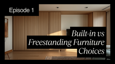 Built-in carpentry vs freestanding furniture — where to spend in a small flat