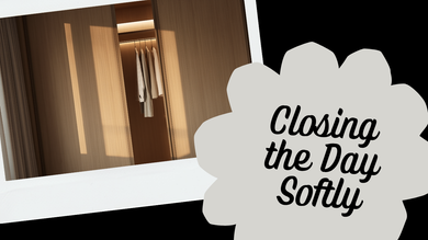 The Japandi wardrobe — closing the day softly