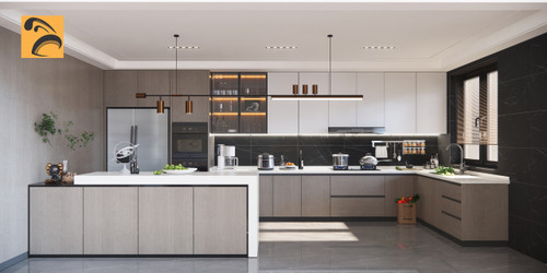 SN16 Vertical Kitchen Island with Leg