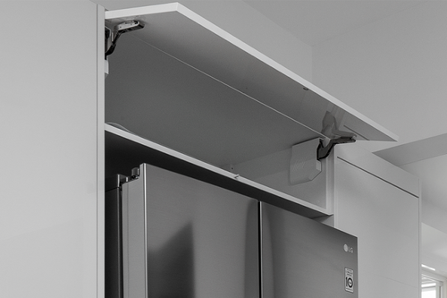 Blum AVENTOS HK-S mid-size stay-lift mechanism full set — Arimokko Singapore Austrian engineering