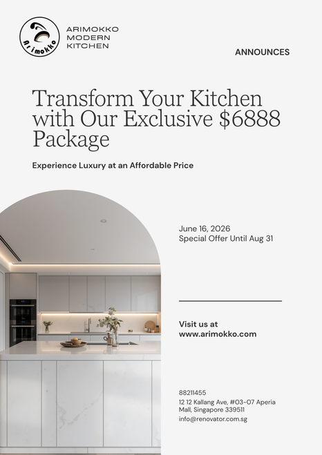 Kitchen Carpentry Package — S$6,888