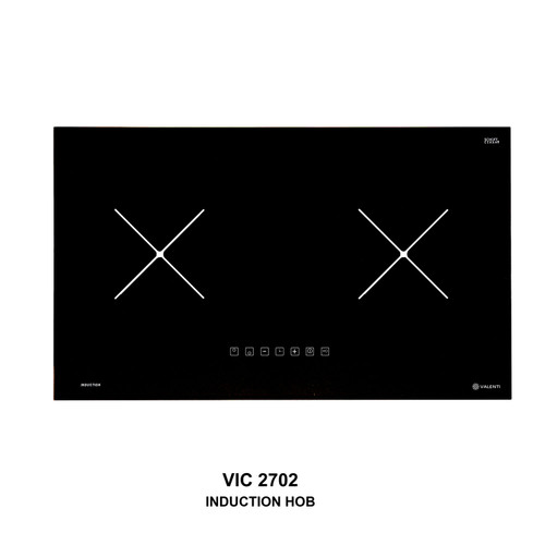 Cocco VIC 2702 induction hob control panel detail showing touch slider and zone selection — Arimokko Singapore induction cooking