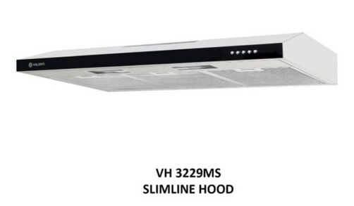 Valenti VH 3229MS slimline stainless steel cooker hood — Arimokko Singapore minimalist modern kitchen