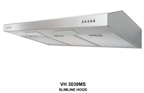 Valenti VH 3039MS slimline high-extraction stainless steel cooker hood — Arimokko Singapore modern wok cooking kitchen