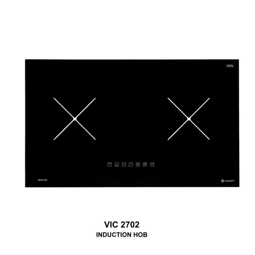 Cocco VIC 2702 induction hob control panel detail showing touch slider and zone selection — Arimokko Singapore induction cooking