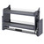 Pull-down wall cabinet storage with soft-close basket lowering to counter height — Arimokko Singapore kitchen organiser
