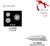 Cocco VC 630GB 60cm glass hob burner detail with cast iron pan support on tempered glass — Arimokko Singapore cooker package