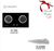 Cocco slimline cooker hood for VC 728G glass hob package — Arimokko Singapore HDB BTO modern kitchen