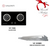 Cocco VC 728G glass hob burner detail with cast iron pan support on tempered glass — Arimokko Singapore cooker package
