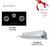 Cocco VC 830G 80cm glass 3-burner hob with matching cooker hood designer bundle — Arimokko Singapore modern kitchen
