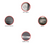 Cocco induction cooker package cutout dimensions diagram for countertop installation — Arimokko Singapore VIC 2302 bundle