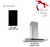 Cocco VIC 2302 induction hob side profile view from cooker package — Arimokko Singapore glass-ceramic built-in hob