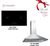 Cocco angled cooker hood from VIC 2702 induction bundle option — Arimokko Singapore stylish kitchen ventilation